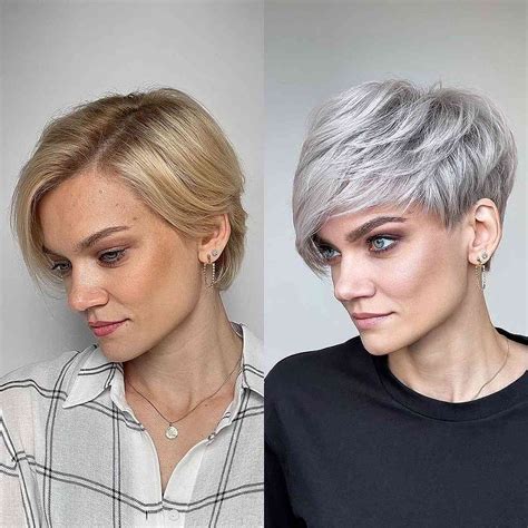 long pixie cut 2022|platinum long pixie cut.